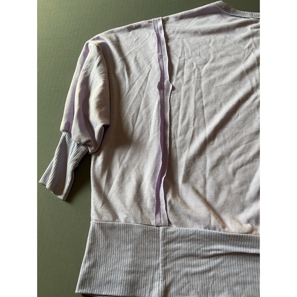Hailey and Co Oversized Top with Slit Details in Purple Small - Picture 6 of 10